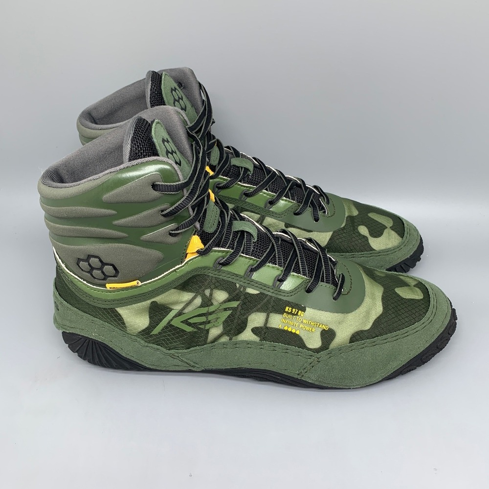 Rudis KS Infinite Edge Green Camo Wrestling Shoes KSNC1000-AMO Men's Sz 10.5